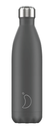 CHILLY`S Trinkflasche Bottle Monochrome Grey 500ml