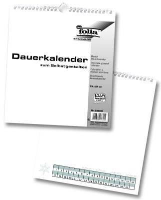 Folia Dauer Bastelkalender