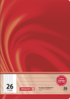 Schulheft Lineatur 26, A4, 5 mm kariert, 26, 16 Blatt, Brunnen Schulheft Lineatur 26, A4, 5 mm kariert, 26, 16 Blatt, Brunnen