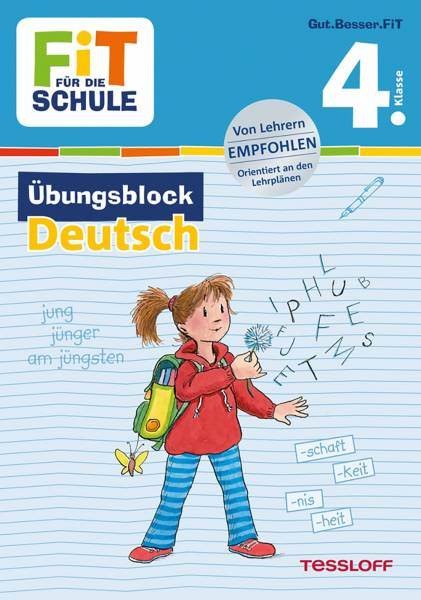 Fit für die Schule - Deutsch Übungsblock 4. Klasse