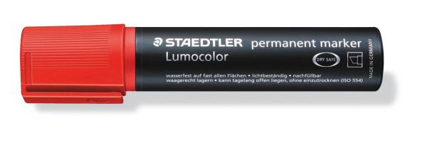 STAEDTLER Permanentmarker Lumocolor® , nachfüllbar , rot - 2-12 mm