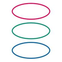 HERMA Schuletiketten neutral rot/grün/blau oval HERMA Schuletiketten neutral rot/grün/blau oval