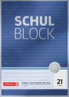 BRUNNEN Schulblock A4, Lineatur 21, 50 Blatt, Premium, 90g ** BRUNNEN Schulblock A4, Lineatur 21, 50 Blatt, Premium, 90g **