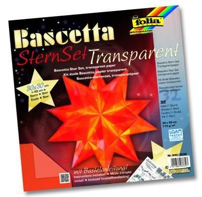 Bastel-Set Bascetta-Stern Orange L