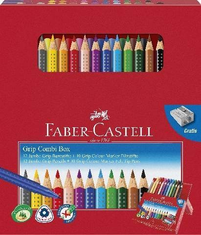 Faber-Castell Jumbo GRIP Combi Box