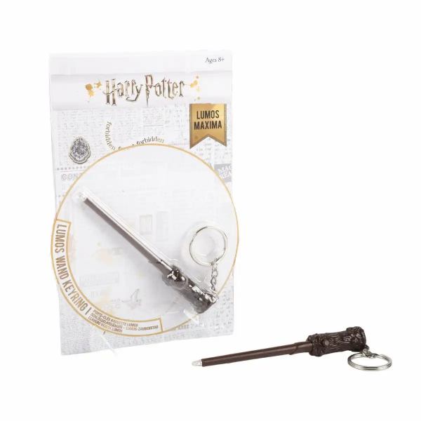 Schlüsselanhänger Harry Potter Zauberstab Lumos Maxima braun inkl. Batterien **