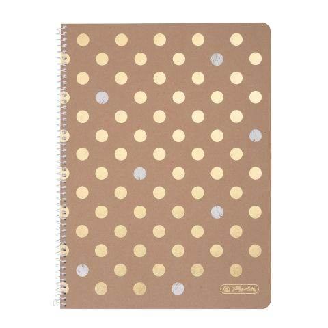 Herlitz Collegeblock A4 80 Blatt Pure Glam, kariert