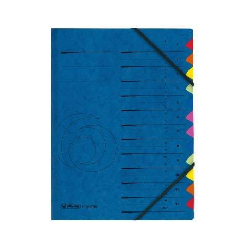 Herlitz Ordnungsmappe A4 Quality 1-12 - blau