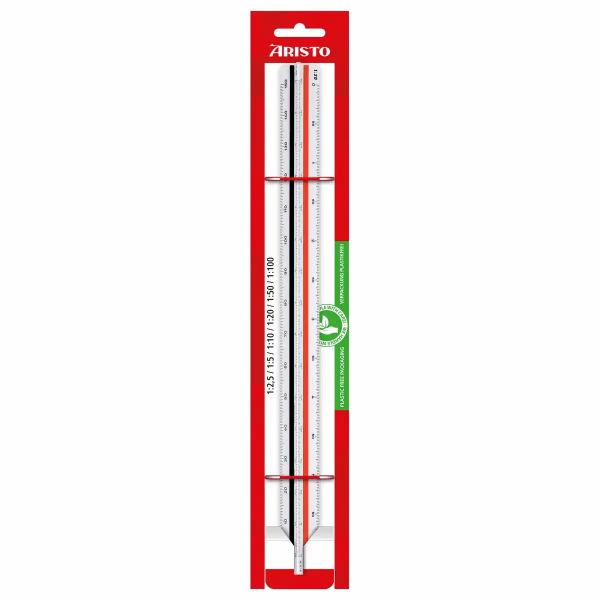 Schneider Dreikantmaßstab Geo College Eco F 30cm weiß