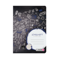 Landre Heft A5 16 Bl Lineatur 1, liniert farbig Landre Heft A5 16 Bl Lineatur 1, liniert farbig