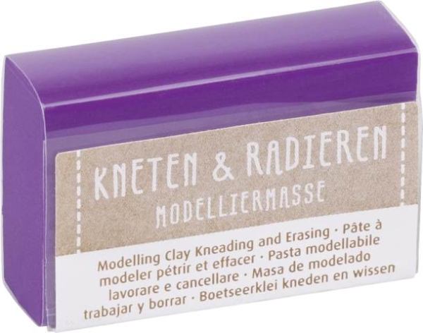 Kneten & Radieren Modelliermasse violett