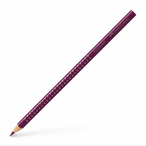 FABER-CASTELL Buntstift Colour Grip mit Namensfeld magenta **