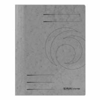 Schnellhefter Grau, DIN A4, Karton, von Herlitz ** Schnellhefter Grau, DIN A4, Karton, von Herlitz **