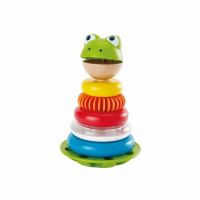 Hape Stapel Frosch mit 5 Farbringen Hape Stapel Frosch mit 5 Farbringen