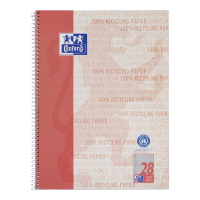 Oxford Recycling A4+ Collegeblock, Lineatur 28 (kariert mit Rand rechts und links), 80 Blatt, 90 g/m Oxford Recycling A4+ Collegeblock, Lineatur 28 (kariert mit Rand rechts und links), 80 Blatt, 90 g/m
