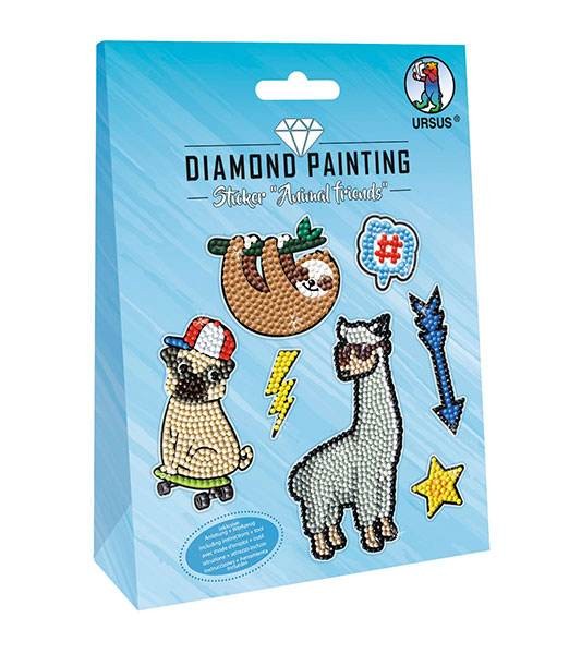 Diamond Painting Sticker Animal friends