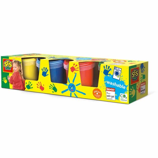 SES Fingerfarben auswaschbar 4 Farben **