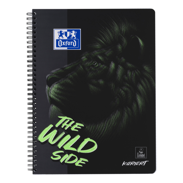 Oxford Limited Edition Wild Side A4+ Collegeblock, Lineatur 28, 80 Blatt