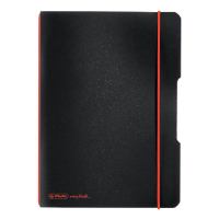 Herlitz my.book flex Notizheft, A5, 40Bl kariert schwarz