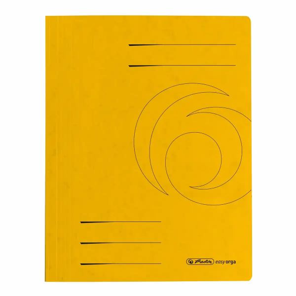 Schnellhefter Gelb, DIN A4, Karton, von Herlitz **