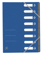 Oxford Top File + A4 Ordnungsmappe 8 Fächer mit Gummizugverschluss Oxford Top File + A4 Ordnungsmappe 8 Fächer mit Gummizugverschluss