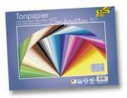 MAX BRINGMANN Tonzeichenpapier 25x35cm - 50 Blatt - farbig sortiert - 130 g