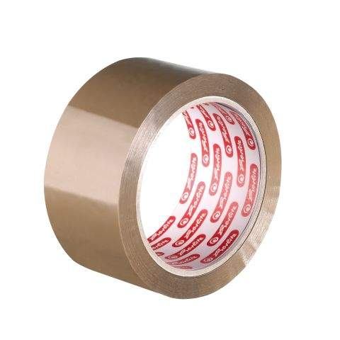 Herlitz Packband Verpackungsklebeband 66m x 50mm braun low noise großer Rollenkern