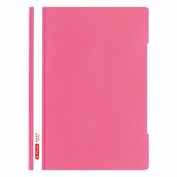 Schnellhefter Pink / Rosa , A4 Plastik Quality, von Herlitz **