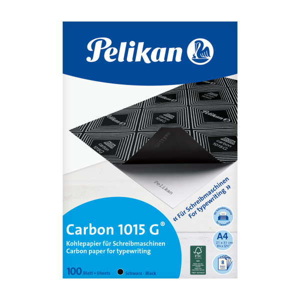 Pelikan Kohlepapier 1015G, schwarz, A4, 100 Blatt