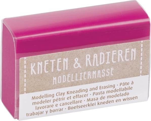 Kneten & Radieren Modelliermasse pink