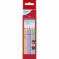 Faber-Castell Buntstift Jumbo Grip Pastell 5er-Etui **