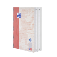 Vorschau: Oxford Recycling A4+ Collegeblock, kariert mit Rand links, 80 Blatt ** Vorschau: Oxford Recycling A4+ Collegeblock, kariert mit Rand links, 80 Blatt **