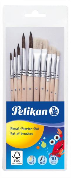 Pelikan Pinsel Starter-Set 10er Pack