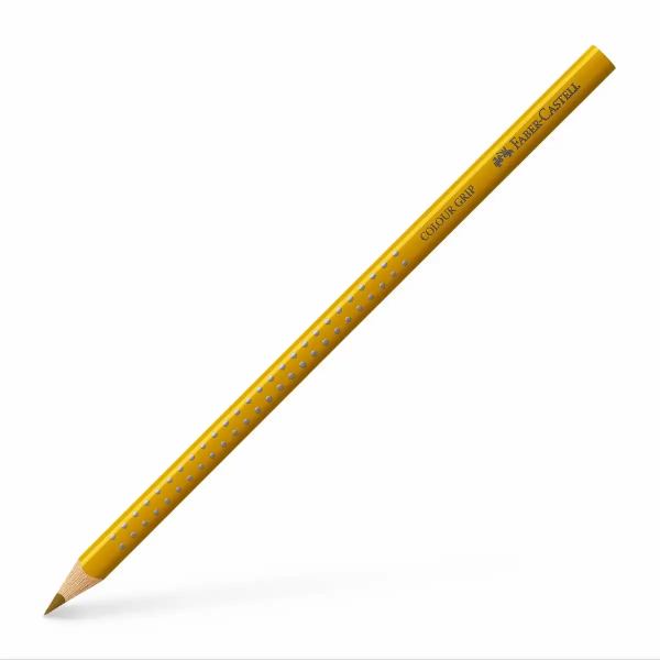FABER-CASTELL Buntstift Colour Grip mit Namensfeld siena gebrannt **