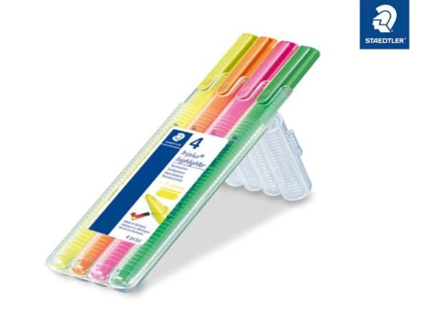 STAEDTLER Textmarker triplus, 4 St.