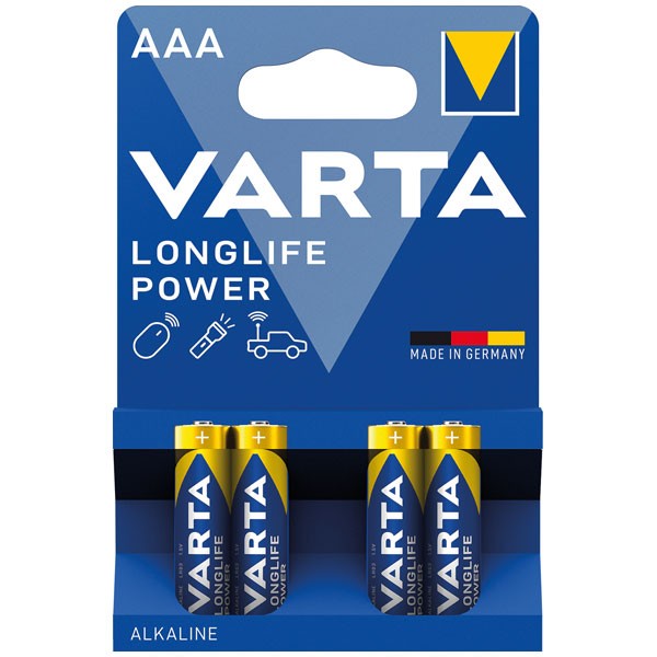 VARTA Batterien AAA LONGLIFE Power