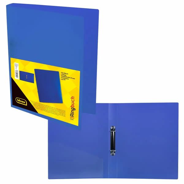 Idena Ringbuch A4 35mm 2 Ringe, blau **