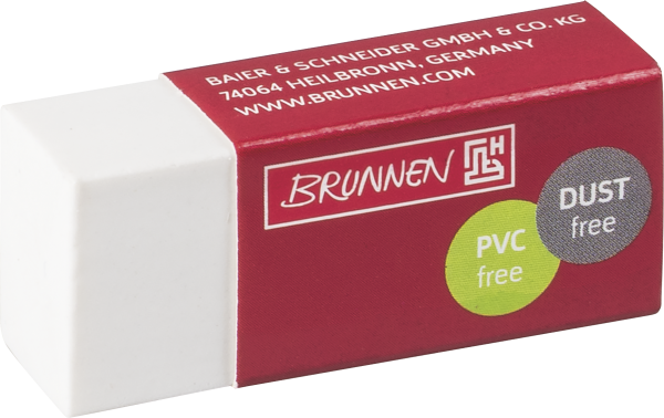 Brunnen Radiergummi dust free "Mini" 4,1 x 1,7 x 1,2 cm