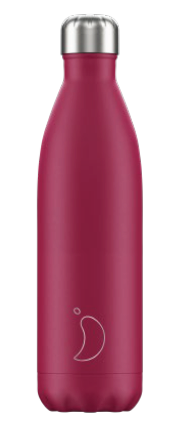 CHILLY`S Trinkflasche Bottle Matte Pink 750ml