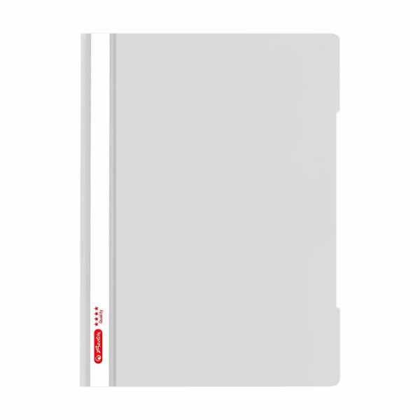 Schnellhefter Grau , A4 Plastik Quality, von Herlitz **
