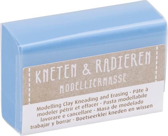 Kneten & Radieren Modelliermasse hellblau