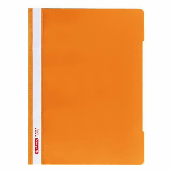 Schnellhefter Orange , A4 Plastik Quality, von Herlitz **