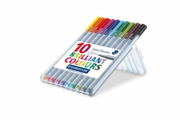 STAEDTLER Fineliner triplus 0,3 - 10er Pack