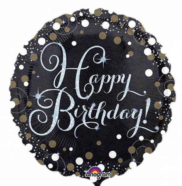 AMscan Folienballon Happy Birthday