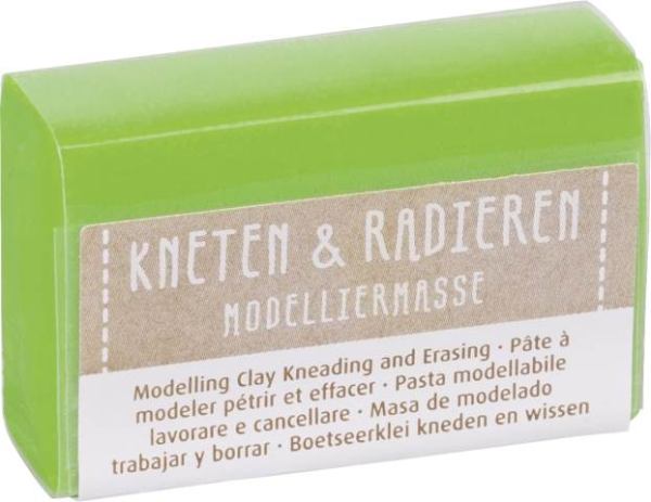 Kneten & Radieren Modelliermasse hellgrün