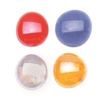 Glasnuggets 200g 20mm mix,irisierend, Muggelsteine **