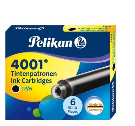 Pelikan Tintenpatrone 4001 TP/6 brillant-schwarz