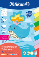 Vorschau: Pelikan Bastelkarton / Tonpapier A4 23 x 33 cm, 20 Blatt in 11 Farben, Rainbow Vorschau: Pelikan Bastelkarton / Tonpapier A4 23 x 33 cm, 20 Blatt in 11 Farben, Rainbow