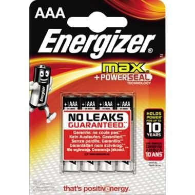 Energizer Batterie Max - AAA Micro - 4 St./Pack.
