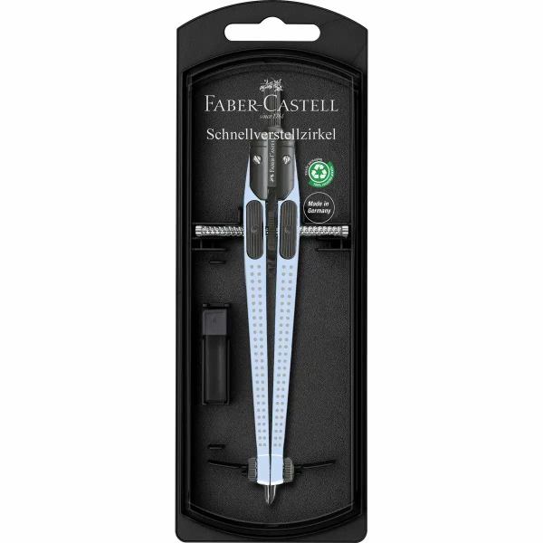 FABER-CASTELL Schnellverstellzirkel Grip sky blue **